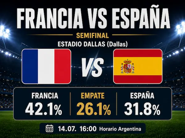 Francia vs España - Semifinal - Mundial 2026