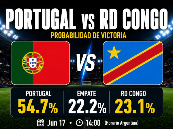 Portugal vs RD Congo Mundial 2026